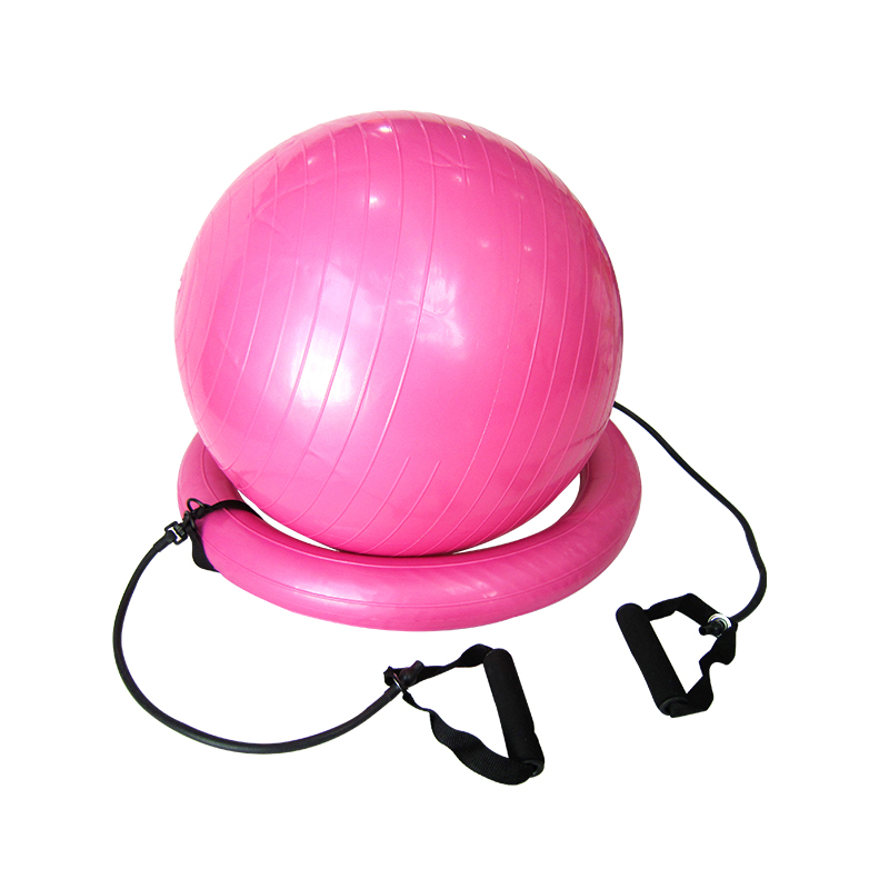 Gym Ball with Base and Expander