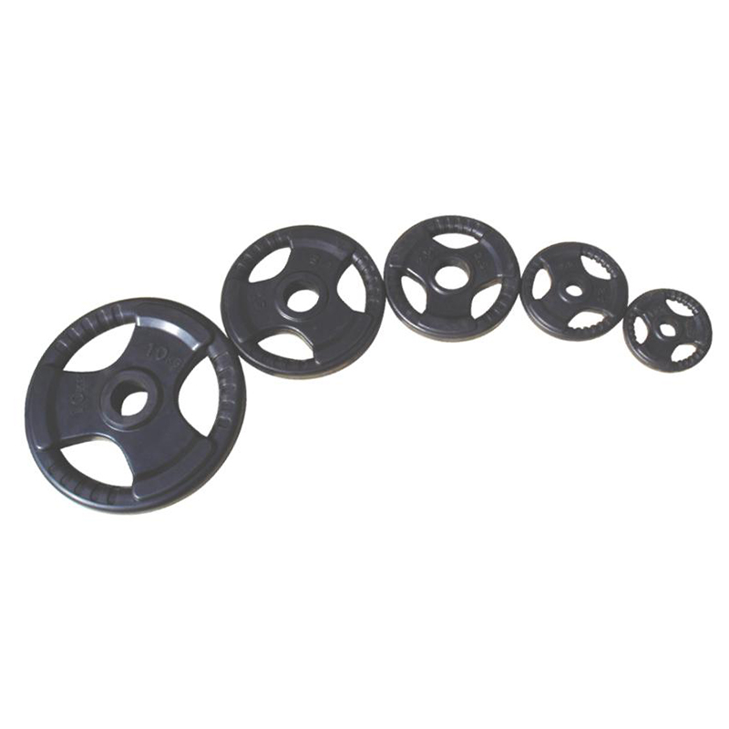 Rubber Weight Plate with Handle Cut