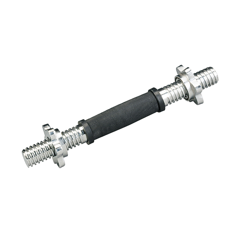 Rubber Handle 14＂ Threaded Bar with Two Star Collars