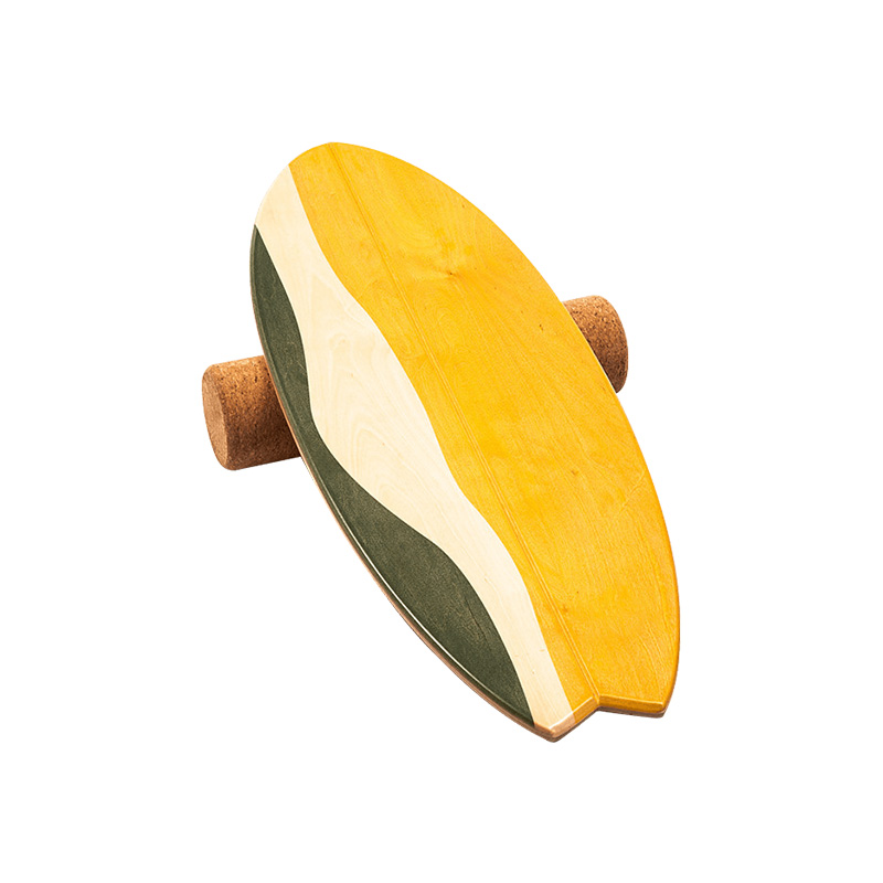 WS2054B Wooden Balance Board for Surf Training